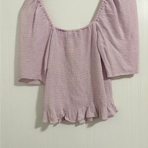 Express Light Purple Women's Blouse